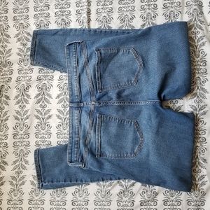 Old Navy Mid-Rise Skinny Fit Frayed Jeans